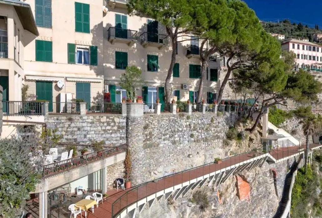 Pieve Ligure A Picco Sul Mare Con Piscina Villa Regina Eksteriør bilde