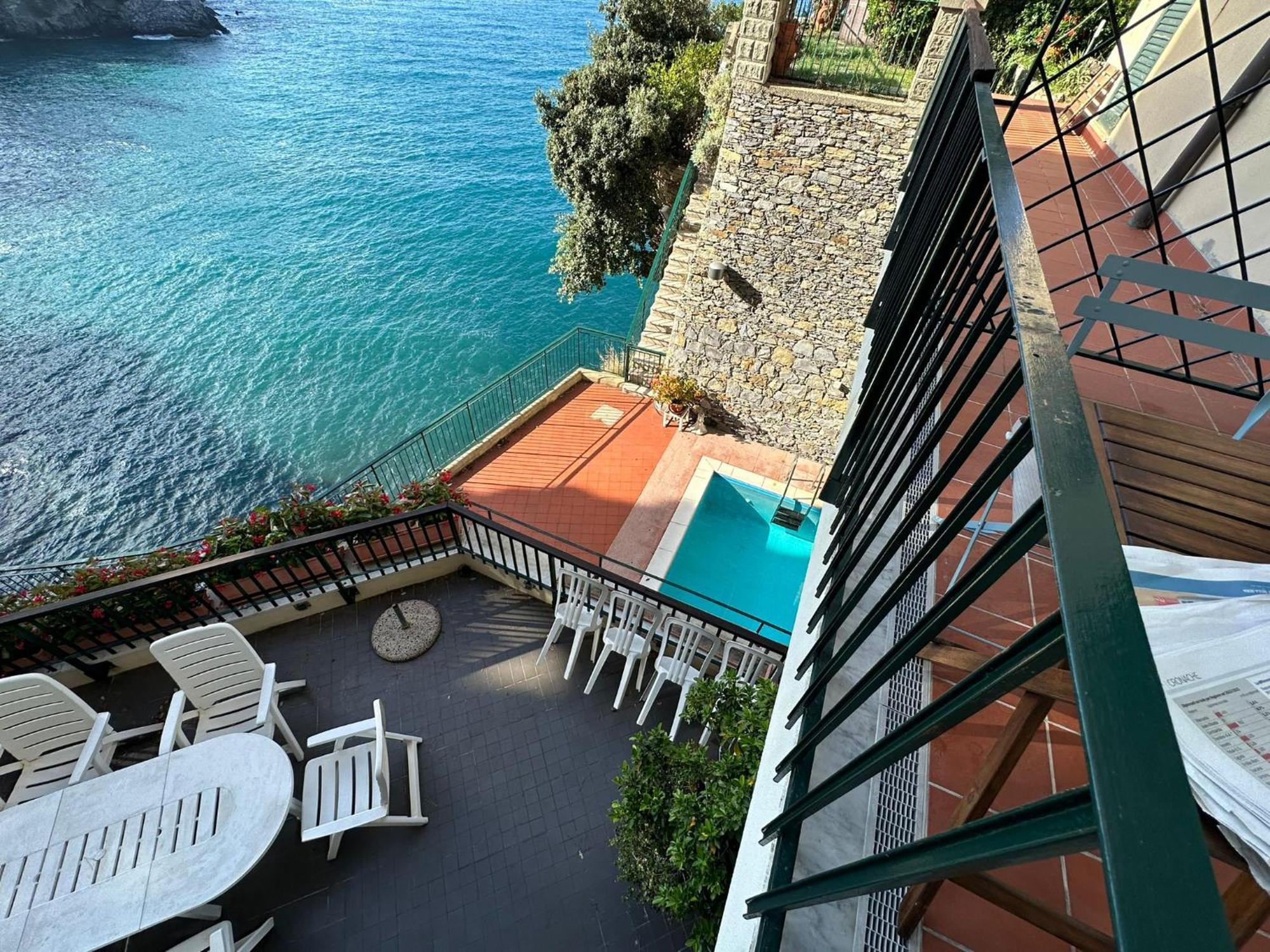 Pieve Ligure A Picco Sul Mare Con Piscina Villa Regina Eksteriør bilde